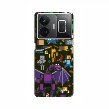 Чехол Майнкрафт для RealMe GT Neo 5 (AlphaPrint) Minecraft Персонажи minecraft - купить на Floy.com.ua