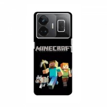 Чехол Майнкрафт для RealMe GT3 (AlphaPrint) Minecraft