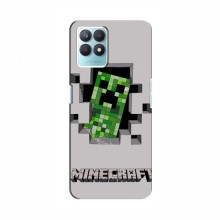 Чехол Майнкрафт для Реалми Нарзо 50 (AlphaPrint) Minecraft Персонаж Майнкрафт - купить на Floy.com.ua