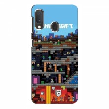 Чехол Майнкрафт для Samsung Galaxy A20e (AlphaPrint) Minecraft - купить на Floy.com.ua