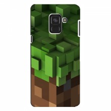 Чехол Майнкрафт для Samsung A8, A8 2018, A530F (AlphaPrint) Minecraft Текстура Minecraft - купить на Floy.com.ua