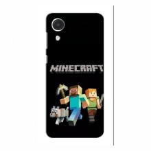 Чехол Майнкрафт для Samsung Galaxy A04 Core (AlphaPrint) Minecraft Герои Майнкрафт - купить на Floy.com.ua