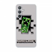 Чехол Майнкрафт для Самсунг А04с (AlphaPrint) Minecraft Персонаж Майнкрафт - купить на Floy.com.ua