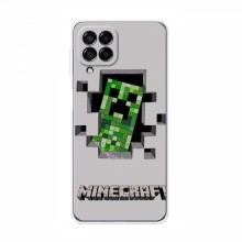 Чехол Майнкрафт для Самсунг А22 (5G) (AlphaPrint) Minecraft Персонаж Майнкрафт - купить на Floy.com.ua
