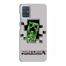 Чехол Майнкрафт для Самсунг А51 (AlphaPrint) Minecraft Персонаж Майнкрафт - купить на Floy.com.ua