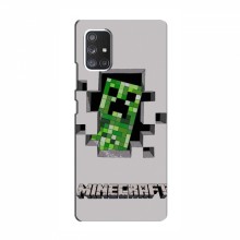 Чехол Майнкрафт для Самсунг А52 (5G) (AlphaPrint) Minecraft Персонаж Майнкрафт - купить на Floy.com.ua