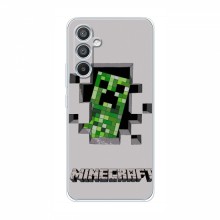 Чехол Майнкрафт для Самсунг А55 (5G) (AlphaPrint) Minecraft Персонаж Майнкрафт - купить на Floy.com.ua