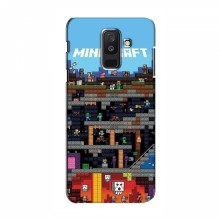 Чехол Майнкрафт для Samsung A6 Plus 2018, A6 Plus 2018, A605 (AlphaPrint) Minecraft