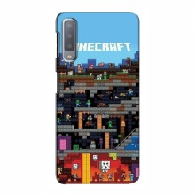 Чехол Майнкрафт для Samsung A7-2018, A750 (AlphaPrint) Minecraft - купить на Floy.com.ua