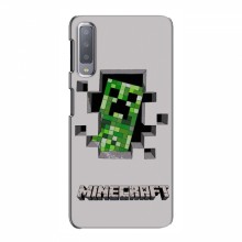 Чехол Майнкрафт для Samsung A7-2018, A750 (AlphaPrint) Minecraft Персонаж Майнкрафт - купить на Floy.com.ua