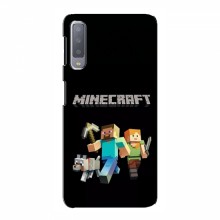 Чехол Майнкрафт для Samsung A7-2018, A750 (AlphaPrint) Minecraft Герои Майнкрафт - купить на Floy.com.ua
