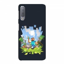 Чехол Майнкрафт для Samsung A7-2018, A750 (AlphaPrint) Minecraft minecraft - купить на Floy.com.ua