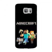 Чехол Майнкрафт для Samsung S7 Еdge, G935 (AlphaPrint) Minecraft Герои Майнкрафт - купить на Floy.com.ua