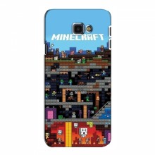 Чехол Майнкрафт для Samsung J4+, J4 Plus (AlphaPrint) Minecraft