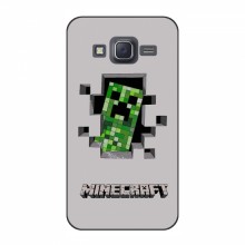 Чехол Майнкрафт для Samsung J5, J500, J500H (AlphaPrint) Minecraft Персонаж Майнкрафт - купить на Floy.com.ua