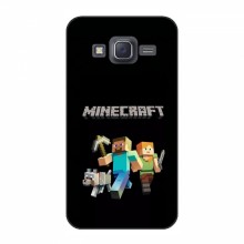 Чехол Майнкрафт для Samsung J5, J500, J500H (AlphaPrint) Minecraft Герои Майнкрафт - купить на Floy.com.ua