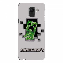 Чехол Майнкрафт для Samsung J6 2018 (AlphaPrint) Minecraft Персонаж Майнкрафт - купить на Floy.com.ua