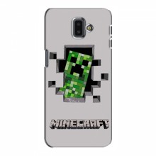 Чехол Майнкрафт для Samsung J6 Plus, J6 Плюс 2018 (J610) (AlphaPrint) Minecraft Персонаж Майнкрафт - купить на Floy.com.ua