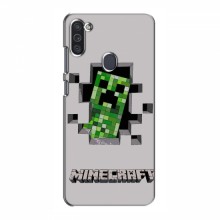Чехол Майнкрафт для Самсунг М11 (AlphaPrint) Minecraft