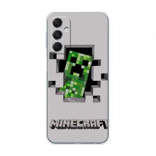 Чехол Майнкрафт для Самсунг М34 (5G) (AlphaPrint) Minecraft Персонаж Майнкрафт - купить на Floy.com.ua