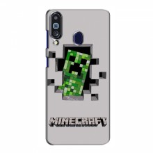 Чехол Майнкрафт для Самсунг М40 (AlphaPrint) Minecraft Персонаж Майнкрафт - купить на Floy.com.ua