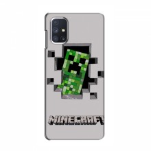 Чехол Майнкрафт для Самсунг М51 (AlphaPrint) Minecraft Персонаж Майнкрафт - купить на Floy.com.ua