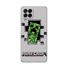 Чехол Майнкрафт для Самсунг М53 (5G) (AlphaPrint) Minecraft