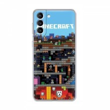 Чехол Майнкрафт для Самсунг С21 (AlphaPrint) Minecraft - купить на Floy.com.ua