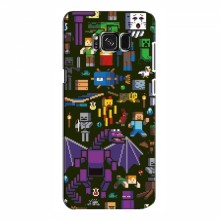 Чехол Майнкрафт для Samsung S8, Galaxy S8, G950 (AlphaPrint) Minecraft Персонажи minecraft - купить на Floy.com.ua