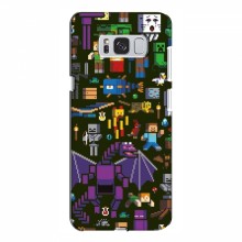 Чехол Майнкрафт для Samsung S8 Plus, Galaxy S8+, S8 Плюс G955 (AlphaPrint) Minecraft