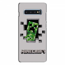 Чехол Майнкрафт для Самсунг С10 Плюс (AlphaPrint) Minecraft