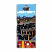 Чехол Майнкрафт для Сщни Хпериа 10 (AlphaPrint) Minecraft