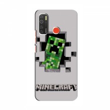 Чехол Майнкрафт для Техно Камон 15 (AlphaPrint) Minecraft Персонаж Майнкрафт - купить на Floy.com.ua