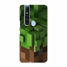 Чехол Майнкрафт для Техно Камон 15 Про (AlphaPrint) Minecraft Текстура Minecraft - купить на Floy.com.ua