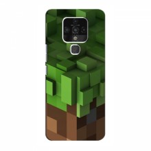Чехол Майнкрафт для Техно Камон 16 (AlphaPrint) Minecraft Текстура Minecraft - купить на Floy.com.ua