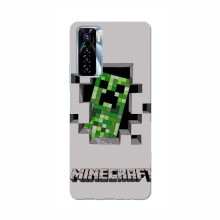 Чехол Майнкрафт для Техно Камон 17 Про (AlphaPrint) Minecraft Персонаж Майнкрафт - купить на Floy.com.ua