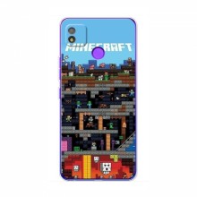 Чехол Майнкрафт для Техно Поп 4 (AlphaPrint) Minecraft - купить на Floy.com.ua