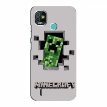 Чехол Майнкрафт для Техно Поп 5 (AlphaPrint) Minecraft Персонаж Майнкрафт - купить на Floy.com.ua