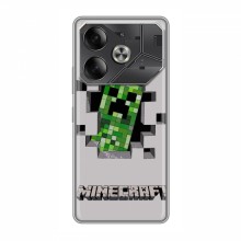 Чехол Майнкрафт для Техно Пова 6 (AlphaPrint) Minecraft Персонаж Майнкрафт - купить на Floy.com.ua