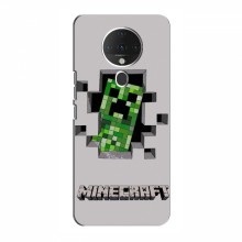 Чехол Майнкрафт для Техно Спарк 6 (AlphaPrint) Minecraft Персонаж Майнкрафт - купить на Floy.com.ua