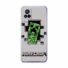 Чехол Майнкрафт для Виво В21 (AlphaPrint) Minecraft Персонаж Майнкрафт - купить на Floy.com.ua