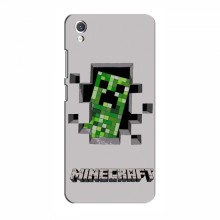 Чехол Майнкрафт для Виво у1с (AlphaPrint) Minecraft Персонаж Майнкрафт - купить на Floy.com.ua