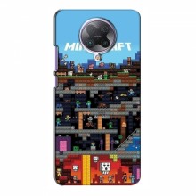 Чехол Майнкрафт для Xiaomi Poco F2 Pro (AlphaPrint) Minecraft