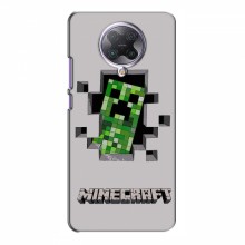 Чехол Майнкрафт для Xiaomi Poco F2 Pro (AlphaPrint) Minecraft Персонаж Майнкрафт - купить на Floy.com.ua