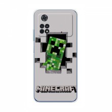 Чехол Майнкрафт для Поко М4 Про 4G (AlphaPrint) Minecraft Персонаж Майнкрафт - купить на Floy.com.ua