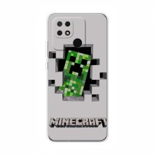 Чехол Майнкрафт для Редми 10С (AlphaPrint) Minecraft Персонаж Майнкрафт - купить на Floy.com.ua