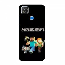 Чехол Майнкрафт для Xiaomi Redmi 9C (AlphaPrint) Minecraft Герои Майнкрафт - купить на Floy.com.ua