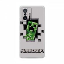 Чехол Майнкрафт для Сяоми 11Т (AlphaPrint) Minecraft Персонаж Майнкрафт - купить на Floy.com.ua