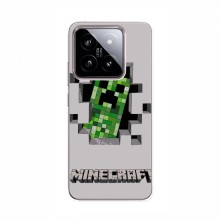 Чехол Майнкрафт для Сяоми 14 (AlphaPrint) Minecraft Персонаж Майнкрафт - купить на Floy.com.ua