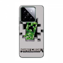 Чехол Майнкрафт для Сяоми 14 Про (AlphaPrint) Minecraft